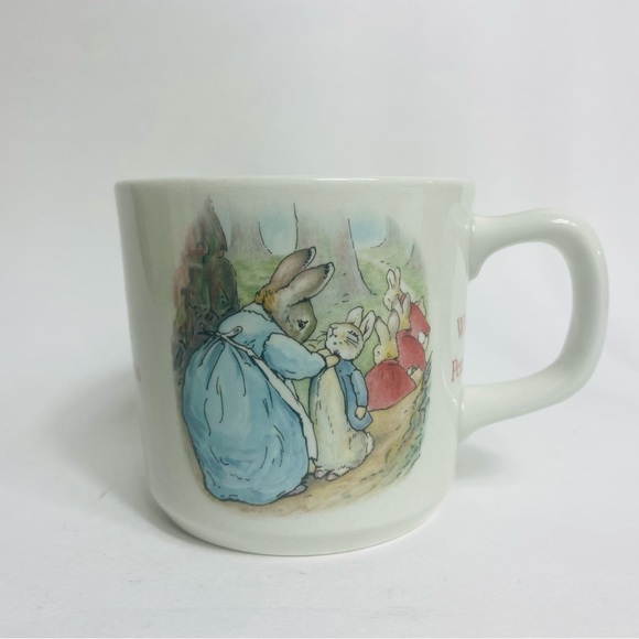 Wedgwood Peter Rabbit Nursery Ware Mug Celebration of Royal Birth 1982 William - Picture 1 of 10